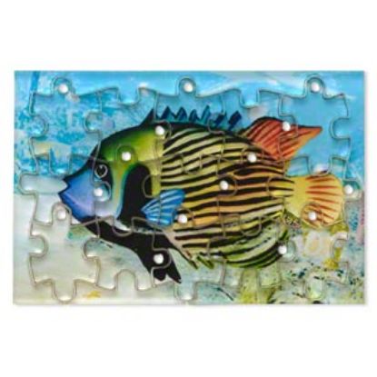 Image de Puzzle Drop 15-pieces 75x50mm "Fish" x1