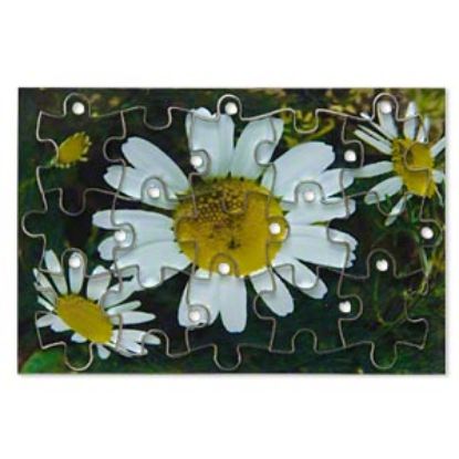 Image de Puzzle Drop 15-pieces 75x50mm "Daisy Flower" x1