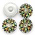 Picture of Glass Chunk Buttons 18mm Compass Pattern x1