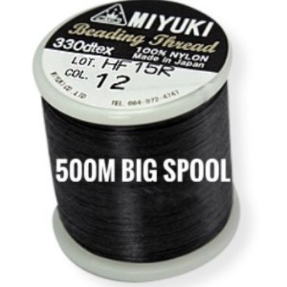 Filo nylon miyuki black - misura 0,25mm - bobina da 500mt 