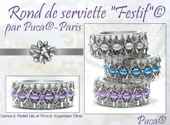 Picture of Servetten ring « Festif » © par PUCA® – Instant Download or Printed Copy