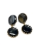 Picture of Premium Ear stud  flat pad 16mm round w/ loop Gold Plated x2