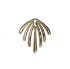 Picture of Charm Fringe 22x19mm Gold Tone x2 