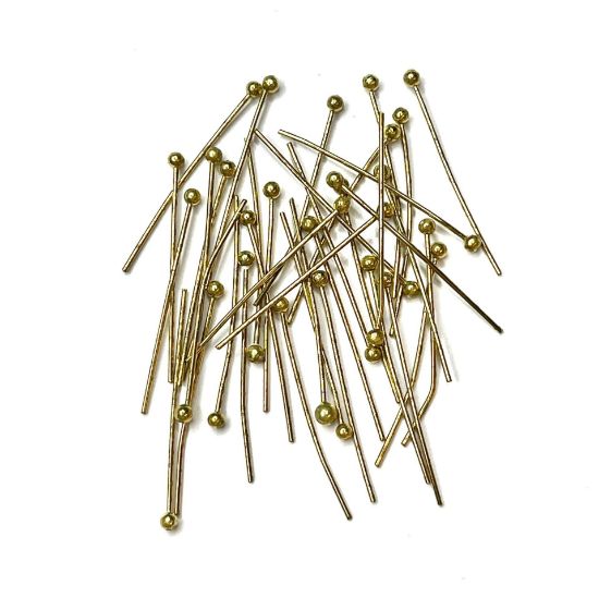 Picture of Ball Pin 25x0,7mm Raw Brass x20