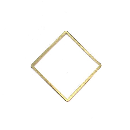 Picture of Component 30mm square Gold Tone x1