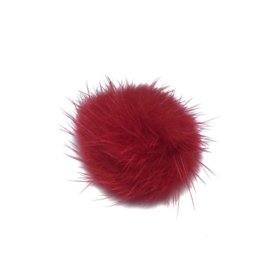 Picture of Fluff ball 20-30mm Red x1