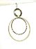 Picture of Earwire Circle 13mm Gold Plated x2