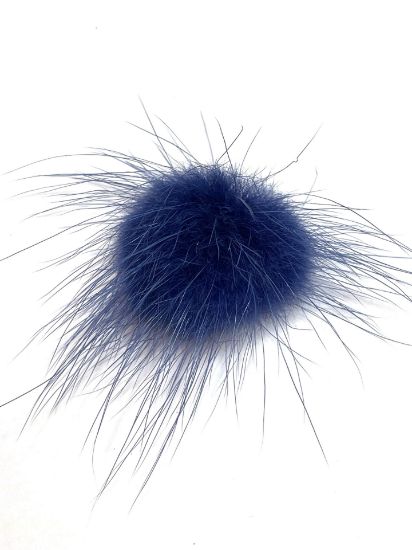 Picture of Fluff ball 20-30mm Blue x1