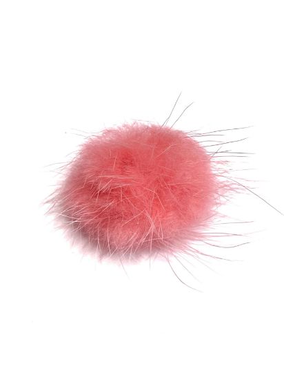 Picture of Fluff ball  20-30mm Salmon Rose x1