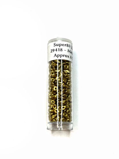 Picture of Super8® 2,2 x 4,7mm Metallic Olivine x8g