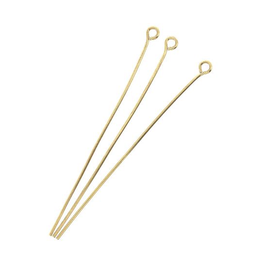 Picture of Eye pin 70mm Gold Tone x50