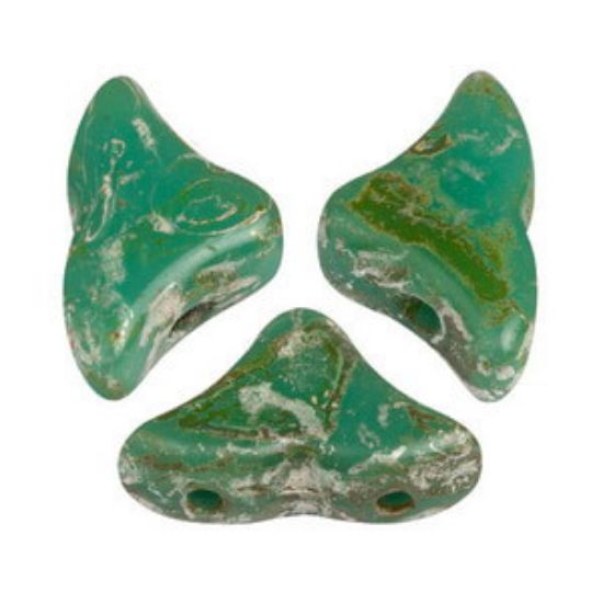 Picture of Hélios® par Puca® 6x10mm Opaque Green Turquoise New Picasso x10g 