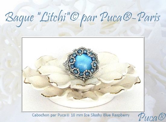Picture of KIT - Ring « Litchi » par PUCA Blue Raspberry x1