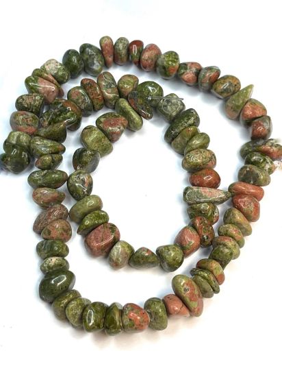 Picture of Unakite 4-8mm Chip x40cm