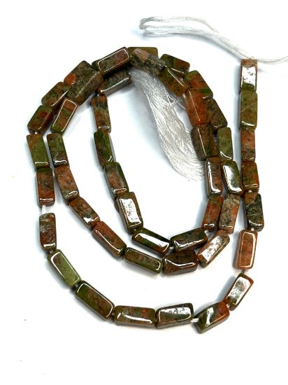 Picture of Unakite beads tube 4-8mm x38cm