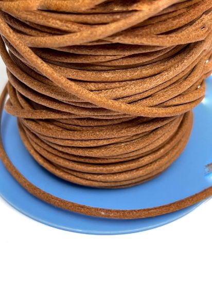 Picture of European Leather Cord 2mm Sand x1m
