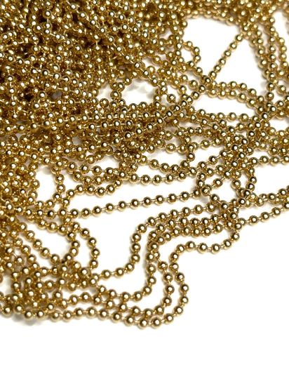 Picture of Ball Chain 1.5mm Light Gold Tone x1m