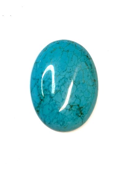 Picture of Cabochon Turquoise (imitation) 40x30mm x1