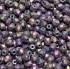 Picture of Fire-Polished 3mm Jet Mat Purple Iris x100