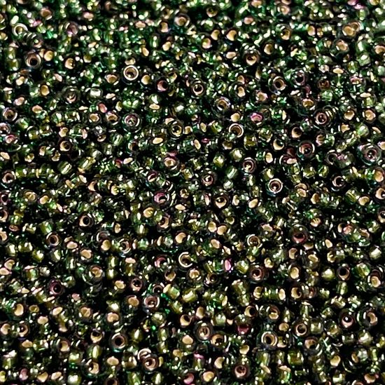 Picture of Miyuki Seed Beads 15/0 1423 Silver Lined Khaki x10g