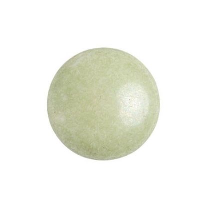 Afbeelding van Cabochons par Puca® 8mm Opaque Light Green Ceramic Look x1