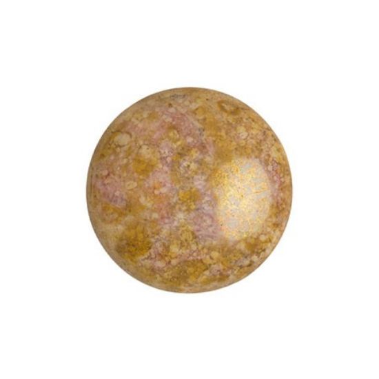 Picture of Cabochons par Puca® 8mm Opaque Mix Rose Gold Ceramic Look x1