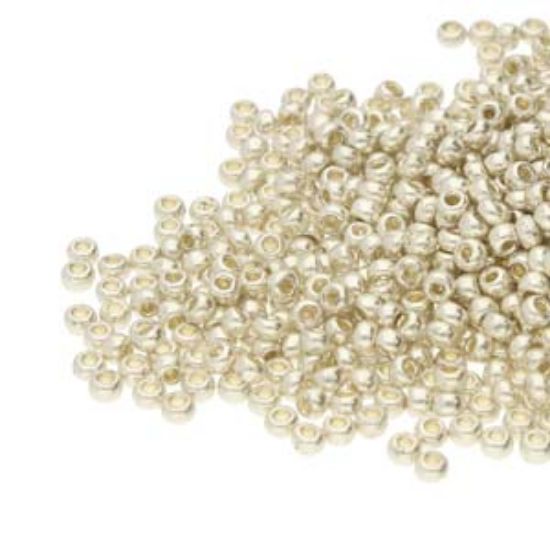 Picture of Czech Seed Beads 11/0 Silver Metallic x10g