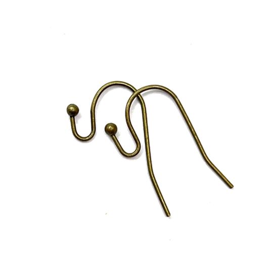 Picture of Earwire Ball End 22mm Bronze x50