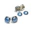 Picture of Ear stud setting 8mm round Silver x10