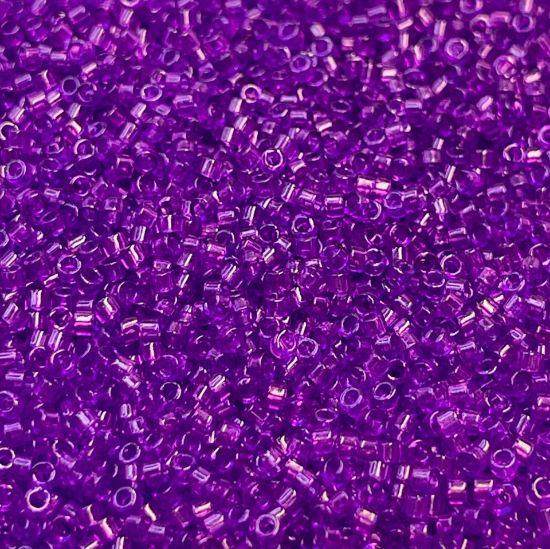Picture of Miyuki Delica 11/0 DB1315 Dyed Transparent Violet x10g