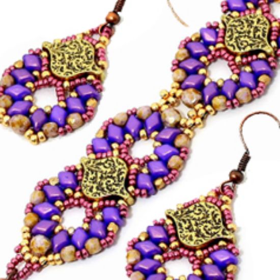 Picture of BeadSmith Digital Download Patterns - "Celtica" Bracelet & Earrings