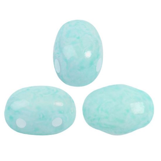 Picture of Samos® par Puca® 7x5mm Milky Turquoise x10g
