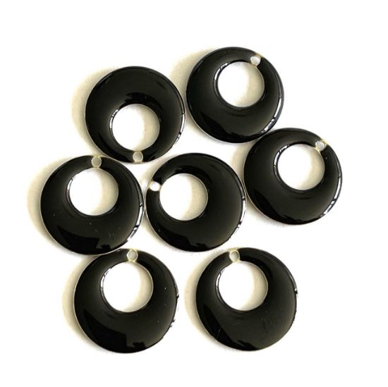 Picture of Candy Epoxy Round Open 17mm Black x1