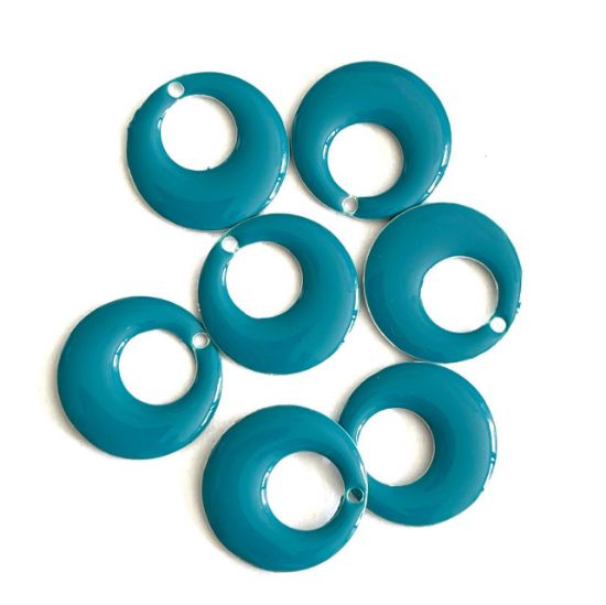 Picture of Candy Epoxy Round Open 17mm Sky Blue x1