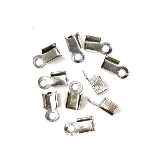 Picture of Cord End fold-over Ø2-3mm Silver x50