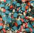 Picture of Miyuki Tila Mix Assorted Sizes Turquoise Dreams x5g