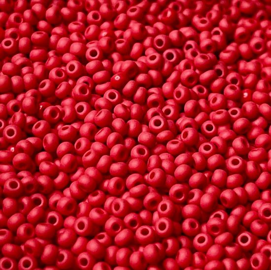 Picture of Czech Seed Beads 11/0 Red Mat x10g 