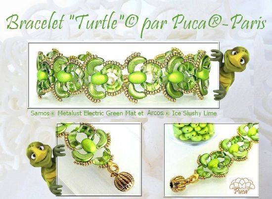 Picture of Armband « Turtle » © par PUCA® – Instant Download or Printed Copy 