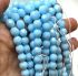 Picture of Fire-Polished beads 8mm Blue Turquoise x20