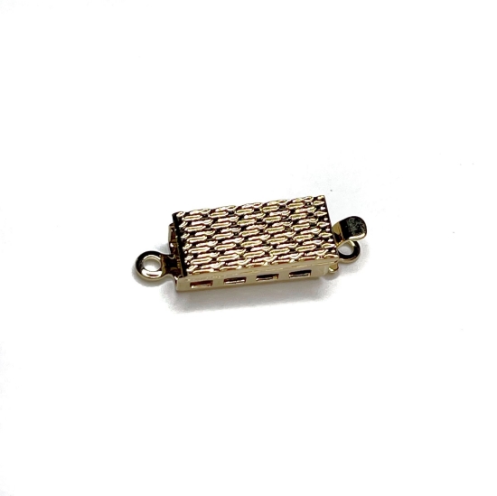 Picture of Neumann clasp box 12x6mm 23kt Gold Plated x1