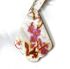 Picture of Blister Pearl Shell 65x46mm teardrop "Flower motif" x1