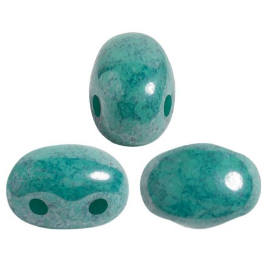 Picture of Samos® par Puca® Opaque Green Turquoise Blue Terracotta x10g