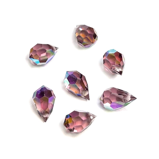 Picture of Preciosa Crystal Drop 681 6x10mm Light Amethyst AB x1