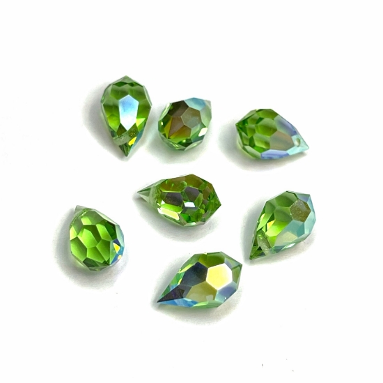 Picture of Preciosa Crystal Drop 681 6x10mm Peridot AB x1