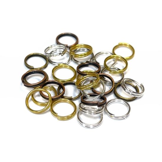 Picture of Split Ring 8mm Mix x100