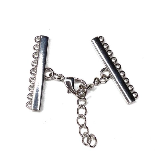 Picture of Clasp 32mm 9-strand w/ extender Silver Plated x1