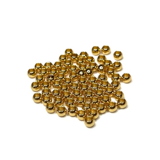 Picture of Stainless Steel Bead 3mm Gold x20