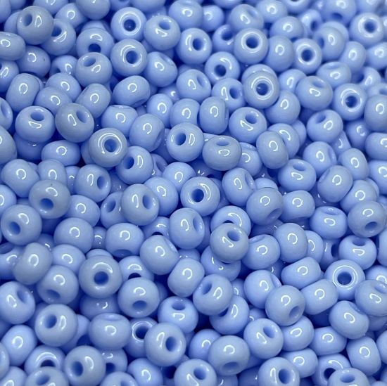 Picture of Czech Seed Beads 6/0 Powder Blue x10g