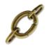 Picture of Clic Clasp 15x20mm w/ 2 rings Bronze x1