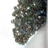 Picture of Preciosa Bead Rondell 4mm Black Diamond Glitter x100